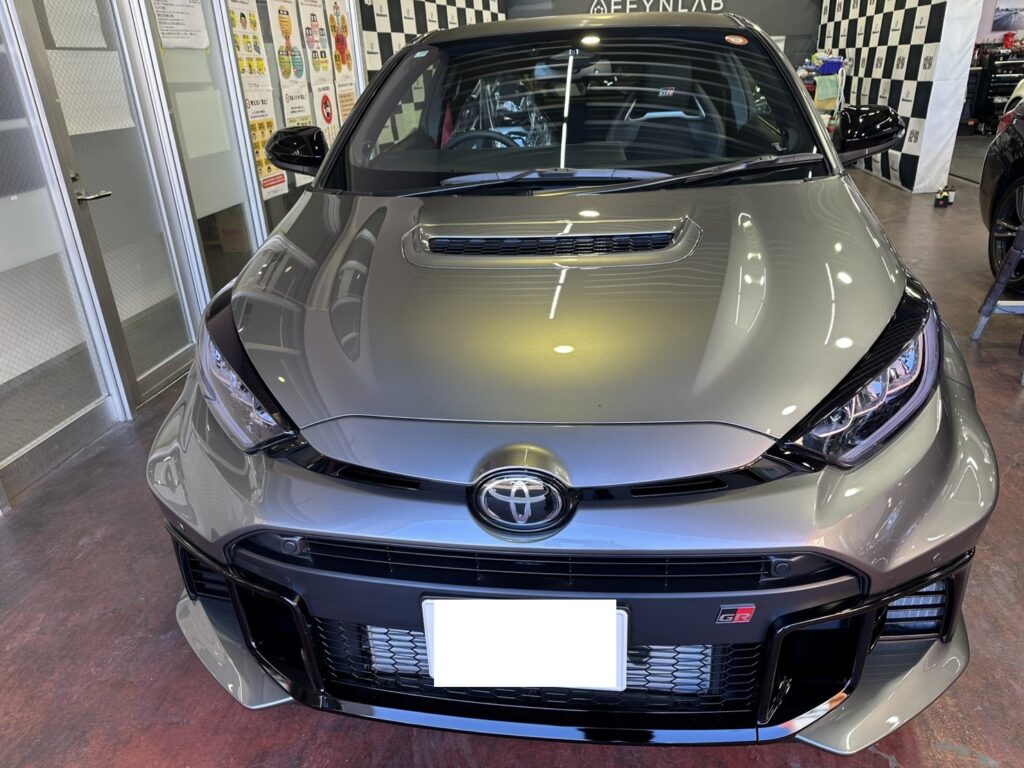 トヨタ GRヤリス ファインラボ ヒールプラスコーティング施工事例