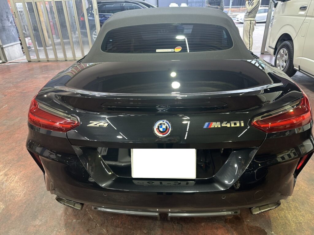 BMW Z4 ファインラボ セラミックバージョン3 コーティング施工事例