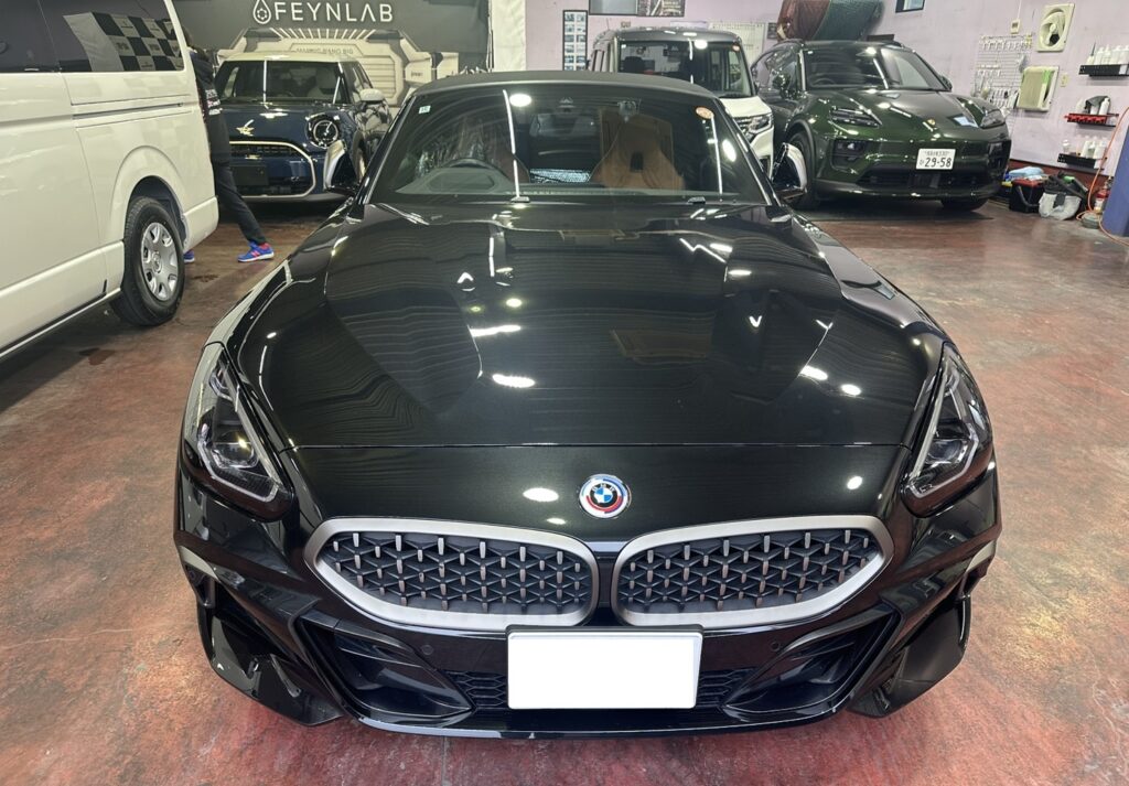 BMW Z4 ファインラボ セラミックバージョン3 コーティング施工事例