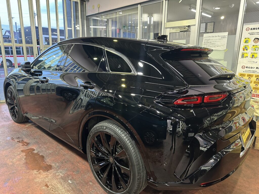 トヨタ「クラウンスポーツ」ファインラボ セラミックウルトラ コーティング施工事例