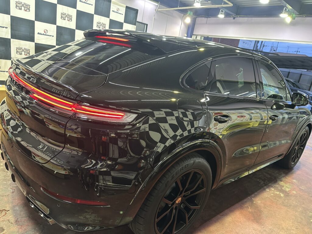 ポルシェ「カイエンクーペ」ファインラボ セラミックbyポールダルトンコーティング施工事例