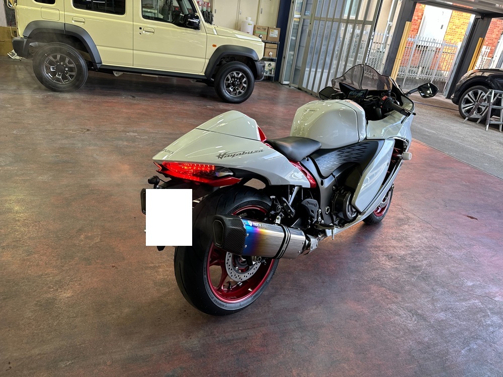 スズキ「隼」バイクコーティング施工事例