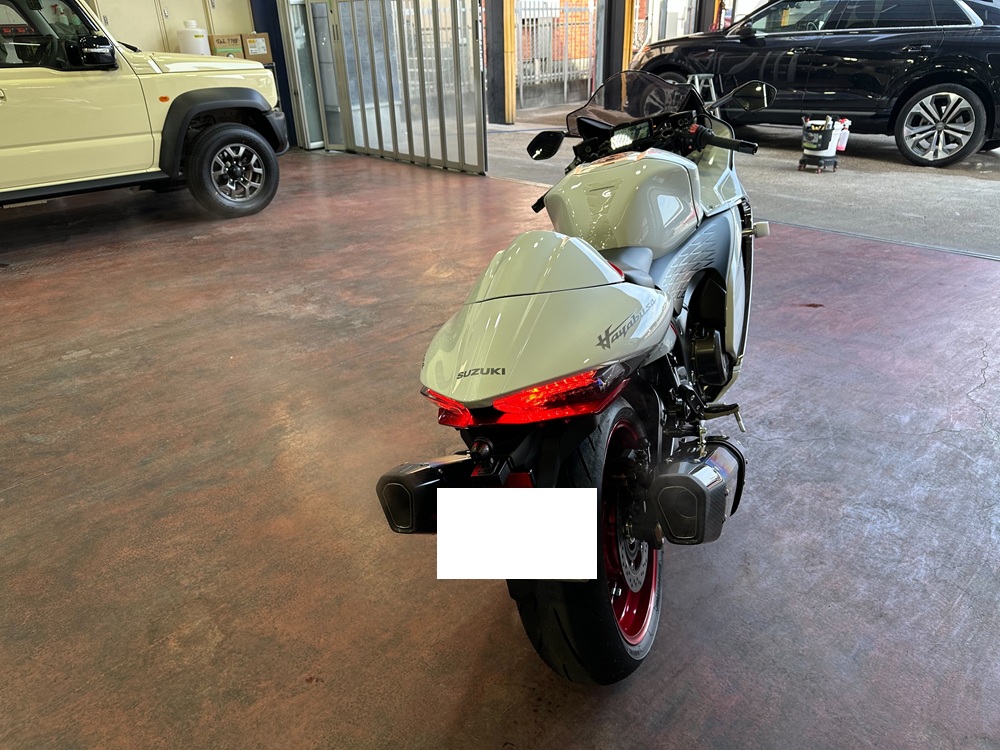 スズキ「隼」バイクコーティング施工事例